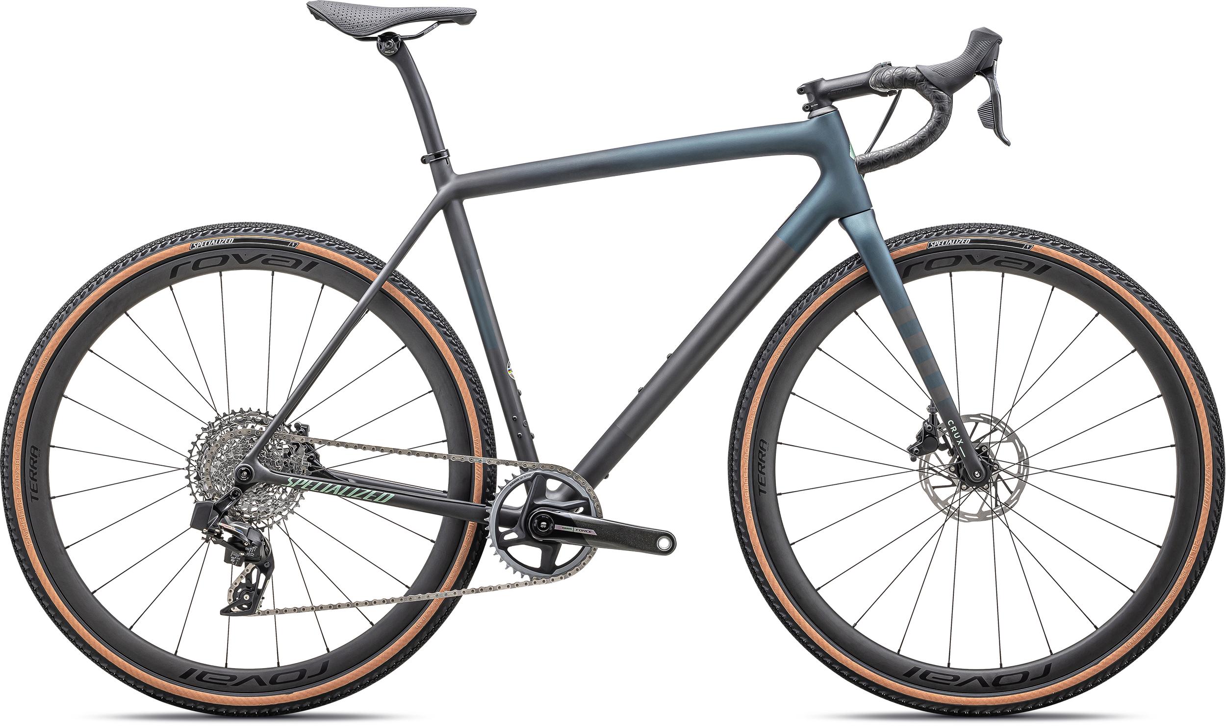 Crux Pro Specialized 2025 Satin Carbon/Deep Lake Metallic/Smoke/White Sage Metallic #2