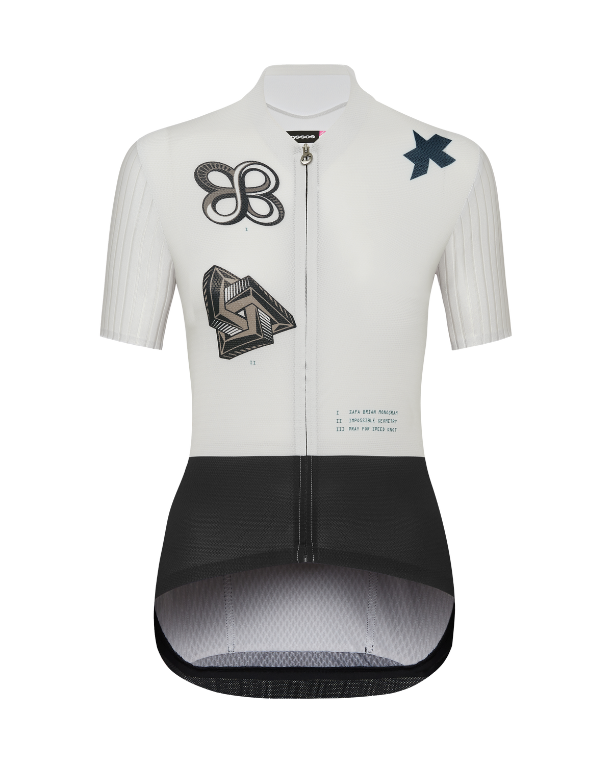 Maillot Manga Corta Assos Dyora RS S11 X Safa Brian Mujer Almond Milk