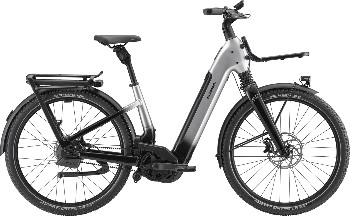Cannondale Tesoro Automatiq Low StepThru HeadShok Mullet 2026 Silver
