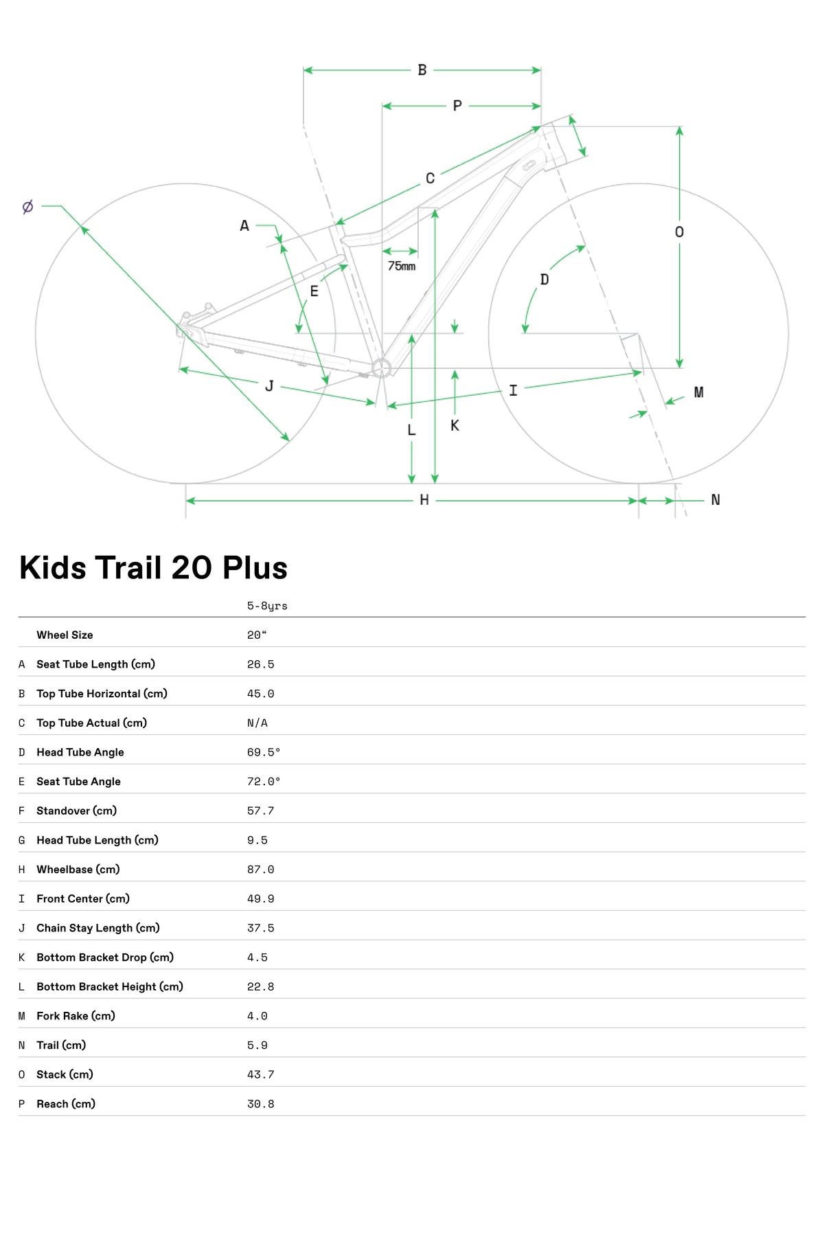 Cannondale Kids Trail Plus 20 2026 Midnight Azul #2
