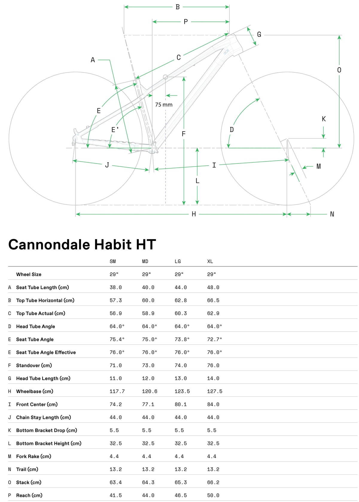 Habit HT 2 Cannondale 2025 Obsidian #7